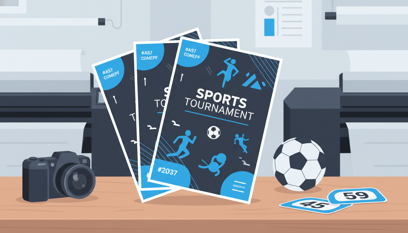 Turnierflyer drucken: So gelingt die perfekte Sportturnier Werbung!
